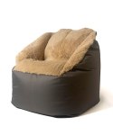 Pufa worek sako FLUFFY brąz XXL 140x90 Go Gift