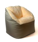 Pufa worek sako FLUFFY kremowy XXL 140x90 Go Gift