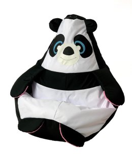 Pufa worek sako PANDA czarny-biały L 105x80 Go Gift