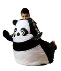 Pufa worek sako PANDA czarny-biały L 105x80 Go Gift