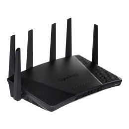 Synology Router RT6600ax, Wi-Fi 6, IEEE 802.11a/b/g/n/ac/ax, 1x 2.5GbE, 3x 1GbE, 1xUSB 3.2, Dual WAN, Three-band router Synology