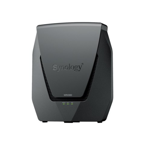 Synology Router WRX560, Wi-Fi 6, IEEE 802.11a/b/g/n/ac/ax, 1x 2.5GbE, 3x 1GbE, 1xUSB 3.2, Dual WAN, Dual-band Wi-Fi Synology