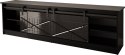 Szafka RTV GRANERO 200x56,7x35 czarny/czarny poł Cama MEBLE