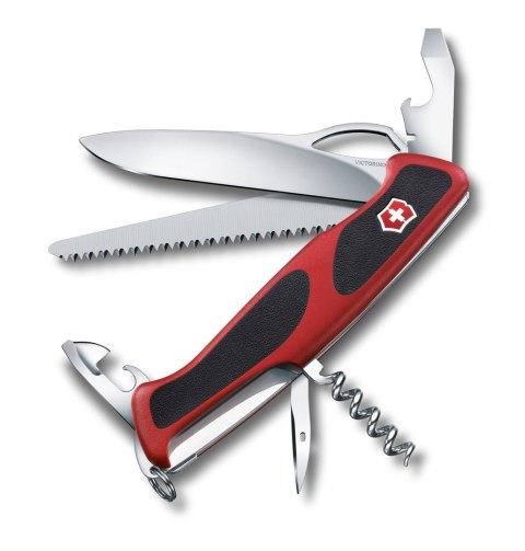 Scyzoryk Victorinox RangerGrip 79, 12 f, 130mm, czerwono-czarny VICTORINOX