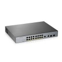 Switch Zyxel GS1350-18HP 18p PoE (PoE+: 16;) 250W Managed Gigabit ZyXEL