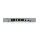 Switch Zyxel GS1350-18HP 18p PoE (PoE+: 16;) 250W Managed Gigabit ZyXEL