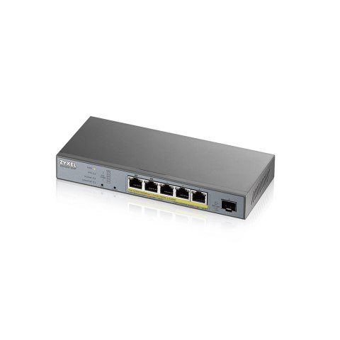 Switch Zyxel GS1350-6HP 6p PoE (PoE+: 3;PoE++: 2) 60W Managed Gigabit ZyXEL