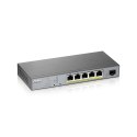 Switch Zyxel GS1350-6HP 6p PoE (PoE+: 3;PoE++: 2) 60W Managed Gigabit ZyXEL