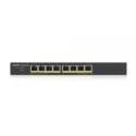 Switch Zyxel GS1900-8HP 8p PoE (PoE+: 8;) 77W Managed Gigabit ZyXEL