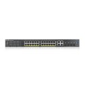 Switch Zyxel GS2220-28HP 28p PoE (PoE+: 24;) 375W Managed Gigabit ZyXEL