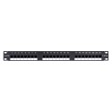 Q-LANTEC Patch panel UTP kat.6, 24 porty złącza LSA 1U Q-LANTEC