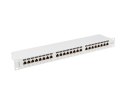 LANBERG PATCH PANEL 24 PORT 1U 19" KAT.6A FTP SZARY PPSA-1024-S Lanberg