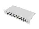 Patch panel Lanberg PPF6-9012-S (1U; 10"; kat. 6; FTP; 12xRJ-45) Lanberg