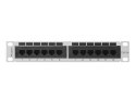 Patch panel Lanberg PPU5-9012-S (1U; 10"; kat. 5e; UTP; 12xRJ-45) Lanberg