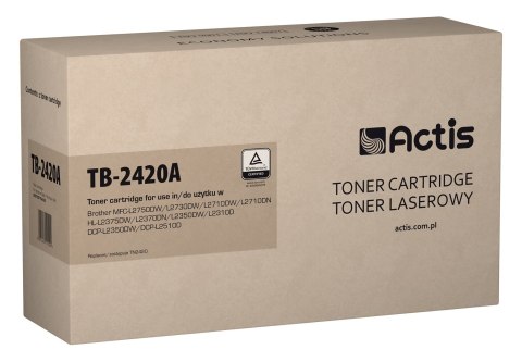 Actis TB-2420A Toner (zamiennik Brother TN-2420A; Supreme; 3000 stron; czarny) ACTIS