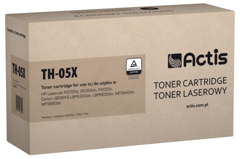 Actis TH-05X Toner (zamiennik HP 05X CE505X, Canon CRG-719H; Standard; 6500 stron; czarny) ACTIS