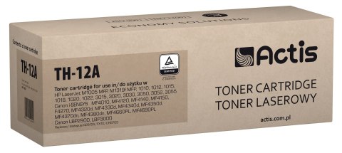 Actis TH-12A Toner (zamiennik HP 12A Q2612A, Canon FX-10, Canon CRG-703; Standard; 2000 stron; czarny) ACTIS