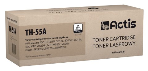 Actis TH-55A Toner (zamiennik HP 55A CE255A; Standard; 6000 stron; czarny) ACTIS