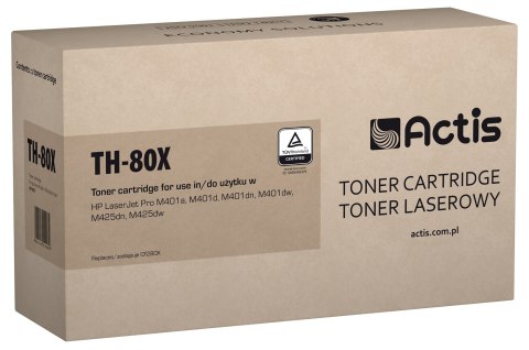 Actis TH-80X Toner (zamiennik HP 80X CF280X; Standard; 6900 stron; czarny) ACTIS