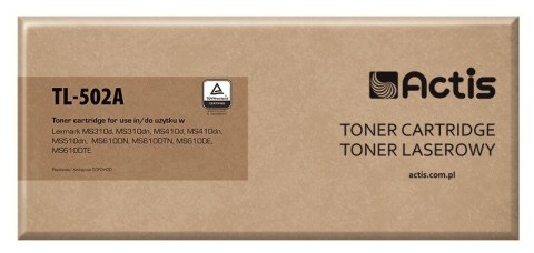 Actis TL-502A Toner (zamiennik Lexmark 50F2H00; Standard; 5000 stron; czarny) ACTIS