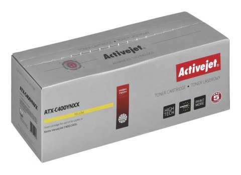 Activejet ATX-C400YNXX Toner (zamiennik Xerox 106R03533; Supreme; 8000 stron; żółty) Activejet