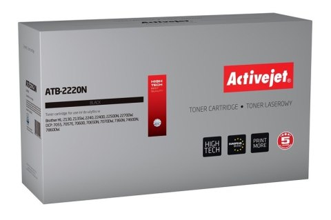 Activejet ATB-2220N Toner (zamiennik Brother TN-2220, TN2220/TN-2010, TN2010; Supreme; 2600 stron; czarny) Activejet