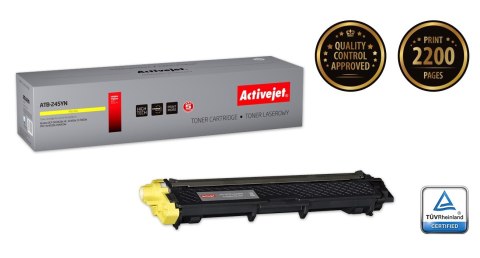 Activejet ATB-245YN Toner (zamiennik Brother TN-245Y; Supreme; 2200 stron; żółty) Activejet