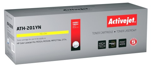 Activejet ATH-201YN Toner (zamiennik HP 201A CF402A; Supreme; 1400 stron; żółty) Activejet