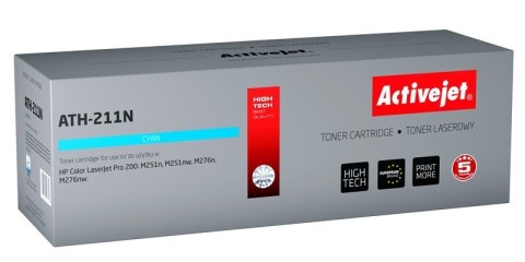 Activejet ATH-211N Toner (zamiennik HP 131A CF211A, Canon CRG-731C; Supreme; 1800 stron; niebieski) Activejet