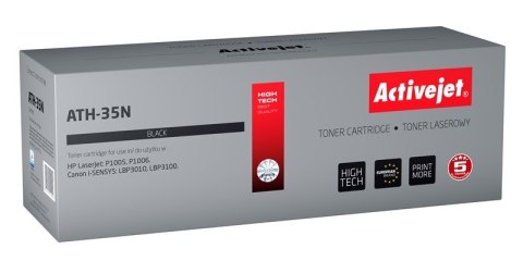 Activejet ATH-35N Toner (zamiennik HP 35A CB435A, Canon CRG-712; Supreme; 1800 stron; czarny) Activejet