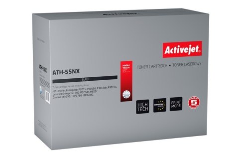 Activejet ATH-55NX Toner (zamiennik HP 55X CE255X, Canon CRG-724H; Supreme; 12500 stron; czarny) Activejet