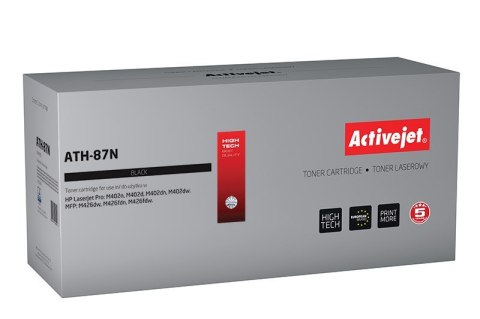 Activejet ATH-87N Toner (zamiennik HP 87A CF287A; Supreme; 9000 stron; czarny) Activejet