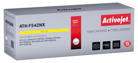 Activejet ATH-F542NX Toner (zamiennik HP 203X HP203X CF542X; Supreme; 2500 stron; żółty) Activejet