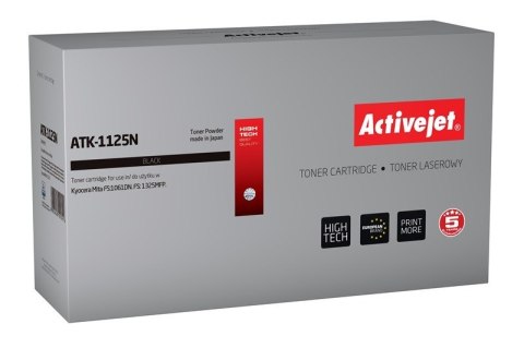 Activejet ATK-1125N Toner (zamiennik Kyocera TK-1125; Supreme; 2100 stron; czarny) Activejet