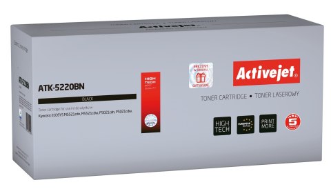 Activejet ATK-5220BN Toner (zamiennik Kyocera TK-5220K; Supreme; 1200 stron; czarny) Activejet