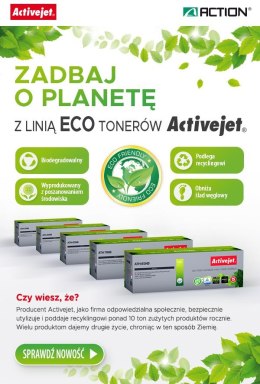 BIO Activejet ATH-36NB Toner (zamiennik HP 36A CB436A, Canon CRG-713; Supreme; 2000 stron; czarny). ECO Toner. Proszek w tonerze Activejet