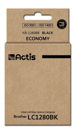 ACTIS KB-1280Bk Tusz (zamiennik Brother LC1280BK; Standard; 60 ml; czarny) ACTIS