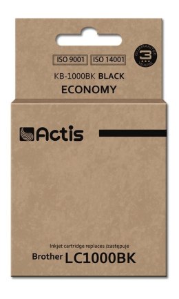 Actis KB-1000BK Tusz (zamiennik Brother LC1000BK/LC970BK; Standard; 36 ml; czarny) ACTIS