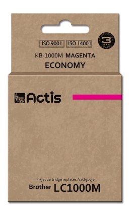 Actis KB-1000M Tusz (zamiennik Brother LC1000M/LC970M; Standard; 36 ml; czerwony) ACTIS