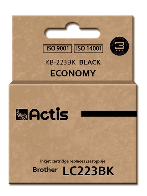 Actis KB-223Bk Tusz (zamiennik Brother LC223BK; Standard; 16 ml; czarny) ACTIS