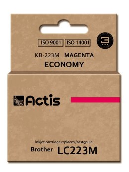 Actis KB-223M Tusz (zamiennik Brother LC223M; Standard; 10 ml; czerwony) ACTIS