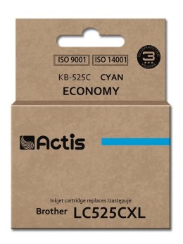 Actis KB-525C Tusz (zamiennik Brother LC525C; Standard; 15 ml; niebieski) ACTIS