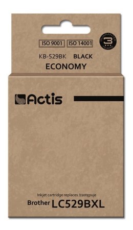 Actis KB-529Bk Tusz (zamiennik Brother LC529BK; Standard; 58 ml; czarny) ACTIS