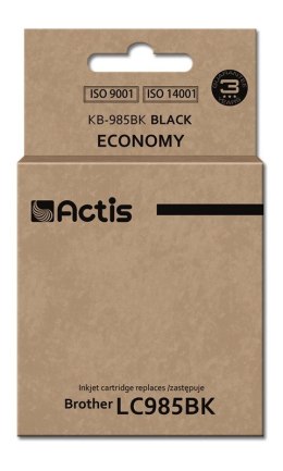 Actis KB-985Bk Tusz (zamiennik Brother LC985BK; Standard; 28,5 ml; czarny) ACTIS