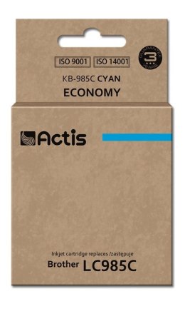 Actis KB-985C Tusz (zamiennik Brother LC985C; Standard; 19,5 ml; niebieski) ACTIS