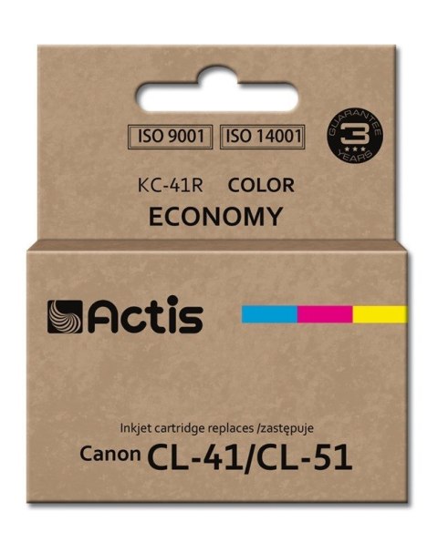 Actis KC-41R Tusz (zamiennik Canon CL-41/CL-51; Standard; 18 ml; kolor) ACTIS