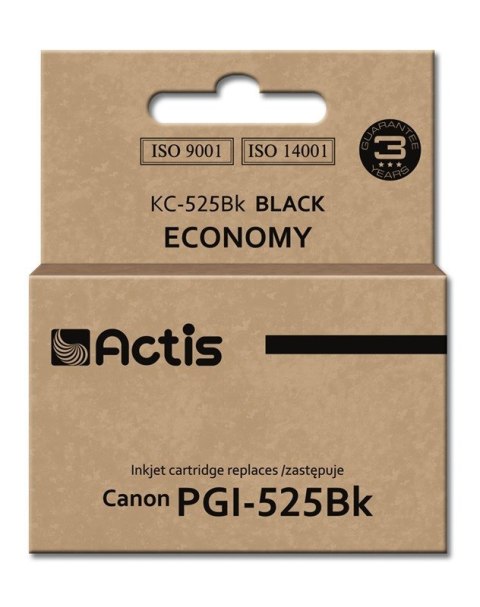 Actis KC-525Bk Tusz (zamiennik Canon PGI-525GBK; Standard; 20 ml; czarny) ACTIS