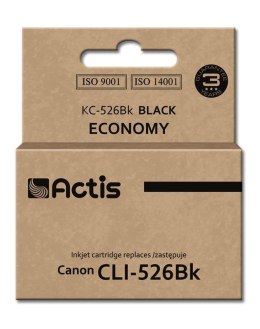 Actis KC-526Bk Tusz (zamiennik Canon CLI-526BK; Standard; 10 ml; czarny) ACTIS