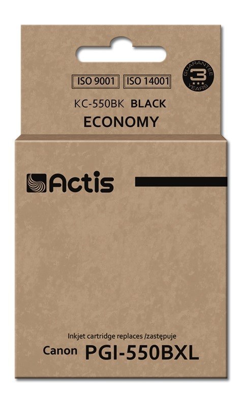 Actis KC-550Bk Tusz (zamiennik Canon PGI-550BK; Standard; 23 ml; czarny) ACTIS