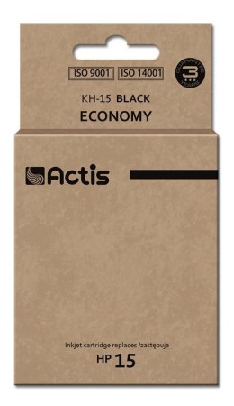 Actis KH-15 Tusz (zamiennik HP 15 C6615N; Standard; 44 ml; czarny) ACTIS